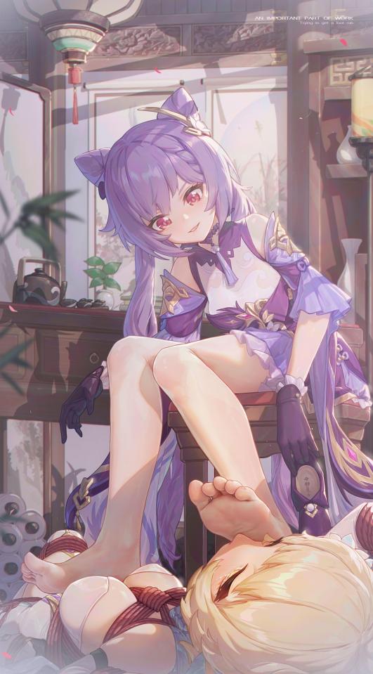 【Icecake】工作之余 - 作者：Icecake 最后一页是网页截图 购买链接：https://www.fanbox.cc/@icecake/posts/3282123 [Bare Foot,Ke Qing,Lumine]