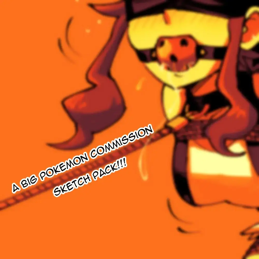 Pokemon Sketch Pack - Artist : gingrjoke Purchased from https://www.patreon.com/user?u=11385072 [堵嘴,口球]