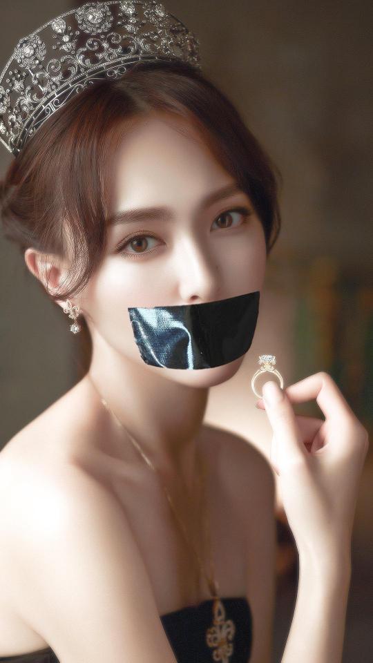 唐嫣胶带封嘴——明星胶带封嘴系列第四弹 - 自己PS的明星胶带封嘴系列第四弹，大家如果想看喜欢的明星被封嘴的图片可以留言或者私信告诉我 一瓶可乐的钱 希望大家多多支持！！！