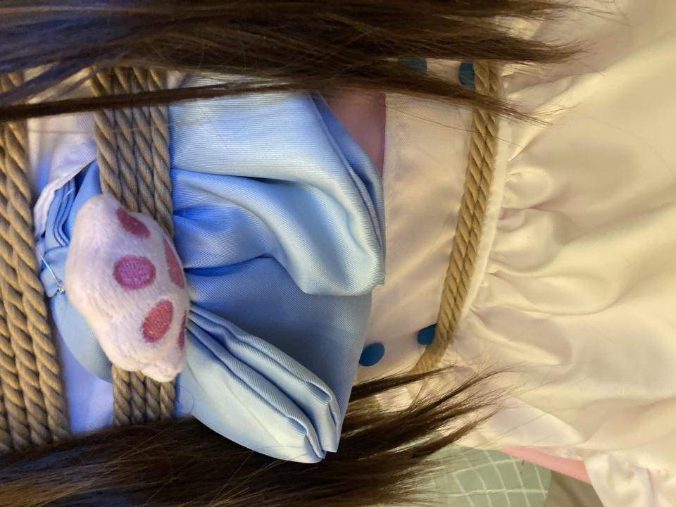 夕阳与猫出品 - 女仆绳艺照片 喜欢的关注下吧 [日式反绑,职业（女仆）,白丝]