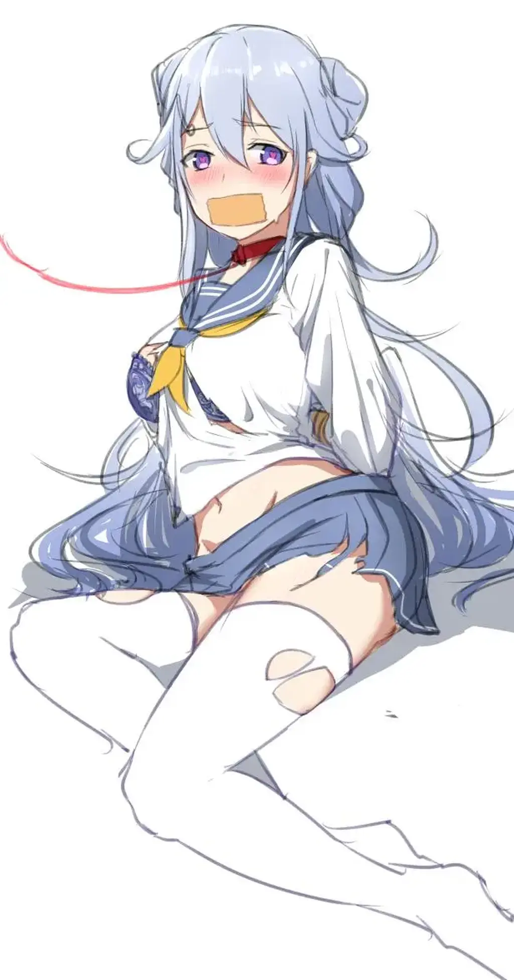 杂图搬运 第113期 - (〃▽〃)(〃▽〃)(￣▽￣)(￣▽￣) [学生（水手服）,堵嘴,日本动漫,白丝,长筒袜,狗链/项圈,股绳,短裙（超短）]