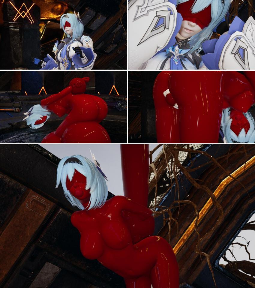  [latex bodysuit,3D CG,Blindfolded,story rich]