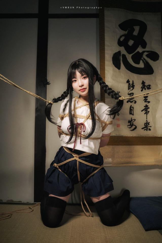 推特搬运 [日式反绑,丝袜,学生（水手服）,胸缚,长筒袜,中国女孩,股绳,后手缚（低混乱值）]