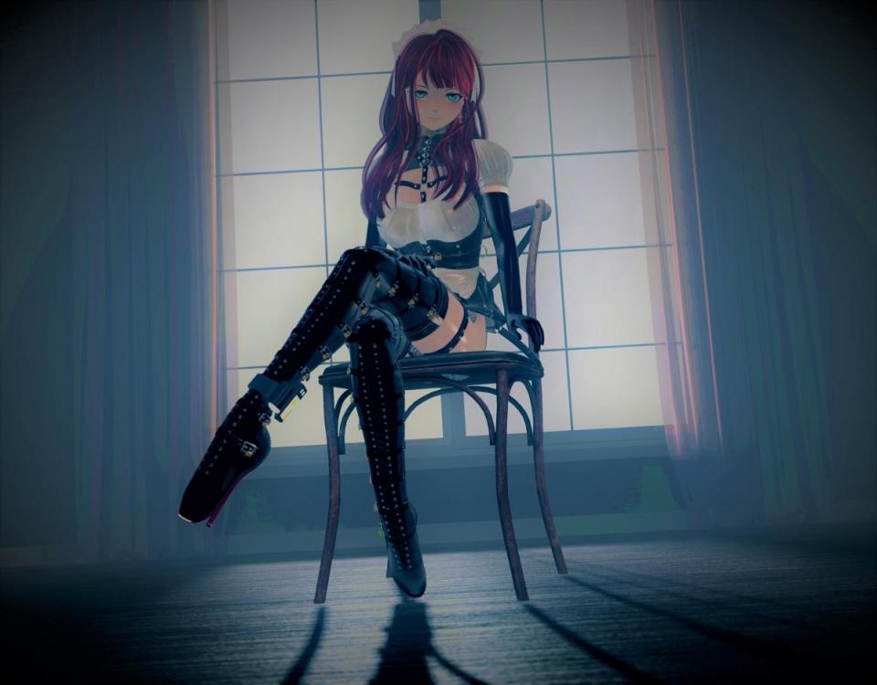 レストレイントメイド - この状態で色々と働いてもらいましょう...。