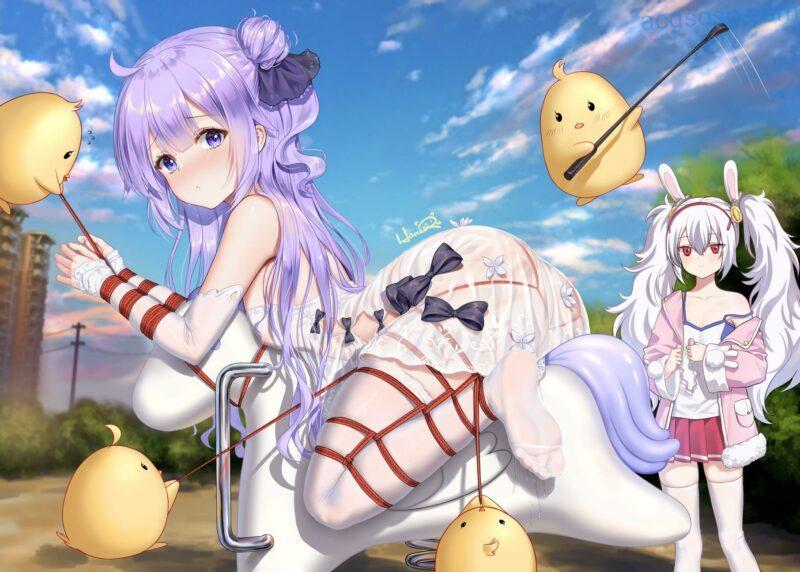 杂图分享5 - 网上的一些杂图 [Japanese Anime,White Pantyhose,Crotch rope tie,Lesbian]