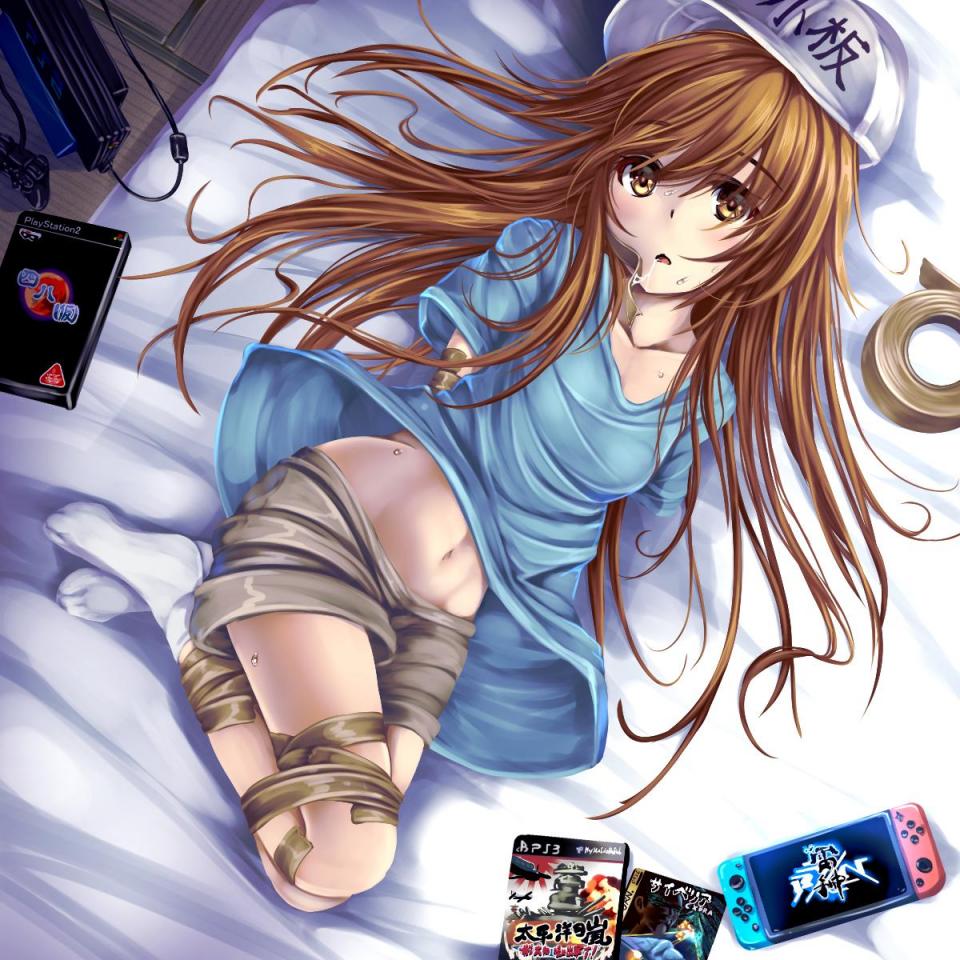 P站动漫捆绑图搬运 - 作者：モニカノ [日本动漫,胶带,放置,血小板]