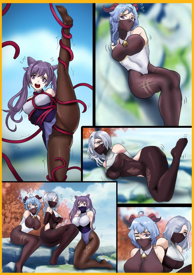  [Pantyhose,Mummification,Ganyu,Ke Qing,Shenhe]