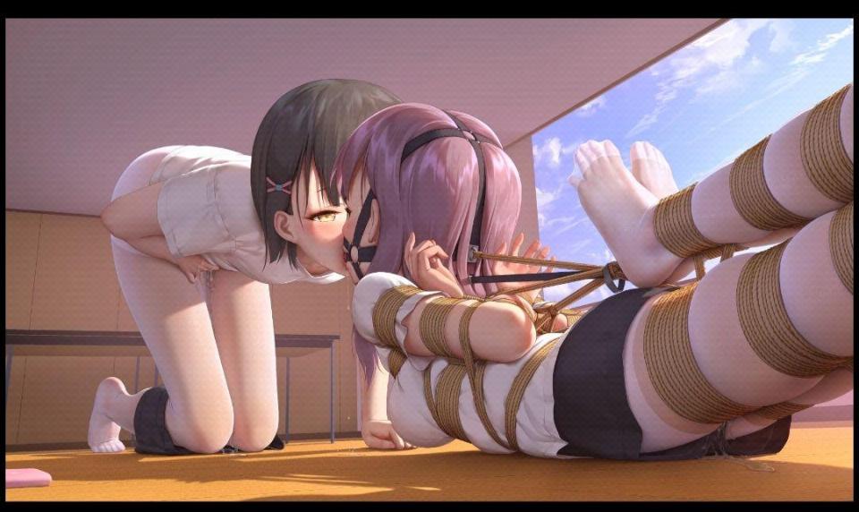 新手入住---找同好 [Hogtie (Lying on stomach),Gag,Japanese Anime,White Pantyhose,Lesbian]