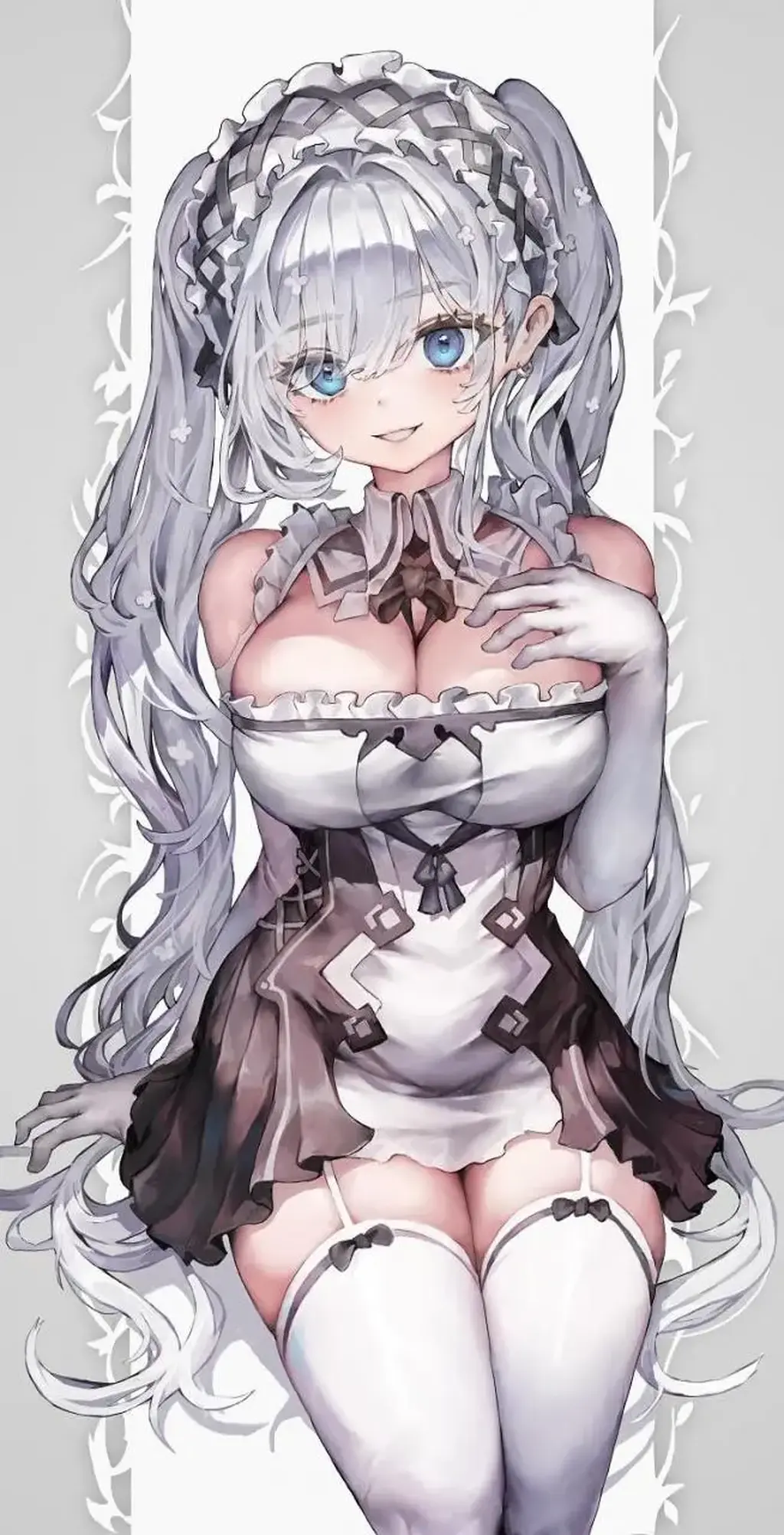 二次元美图 [白丝,长手套]