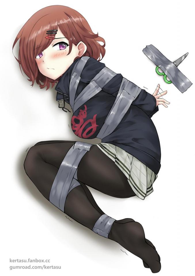 捆绑图 [丝袜,胶带]