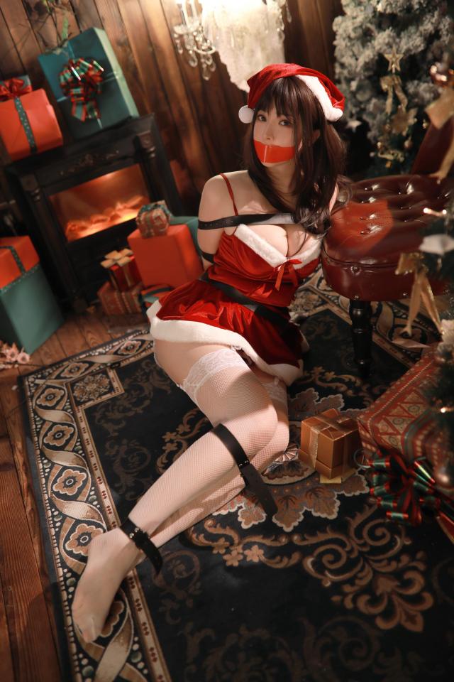 圣诞皮条拘束 - = = [节日（圣诞）,白丝,长筒袜]