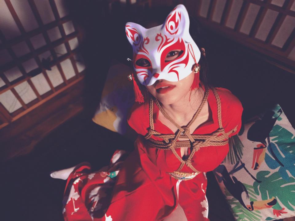 【新人发布】【小纯】和服日式高手缚体验 - 个人绳艺摄影，约拍可私信交流，坐标010 [日式反绑,民族（和服）]