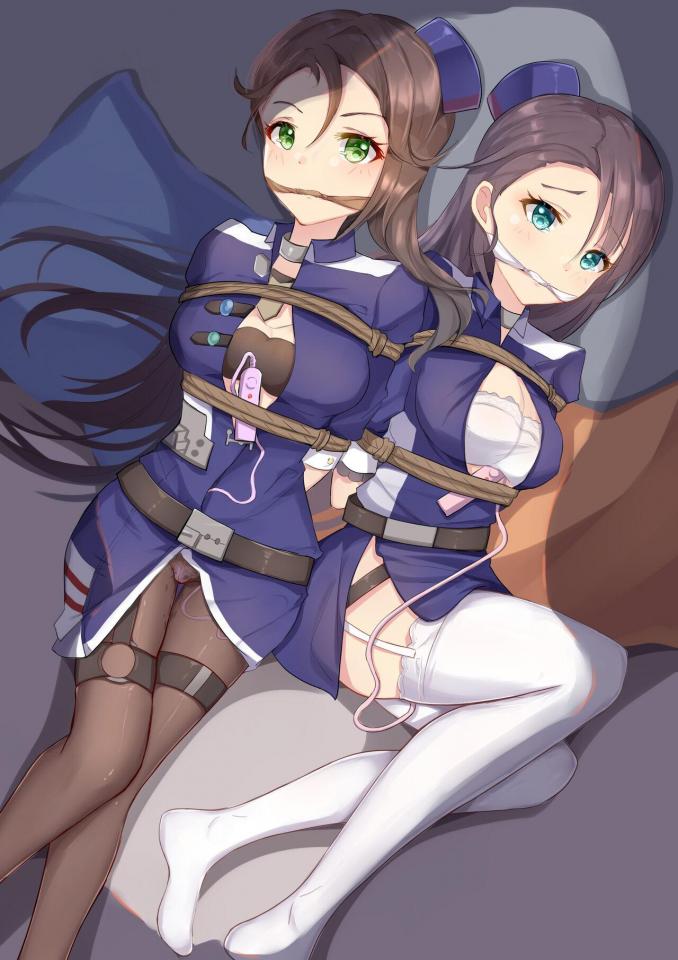 搬 - 阿巴阿巴 [Boxtie,Pantyhose,Gag,Breast bondage,Japanese Anime,White Pantyhose,Strait jacket,Pocket Vibrator,Multi-Bondage]