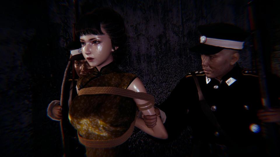 旗袍女接头被抓，受尽酷刑1