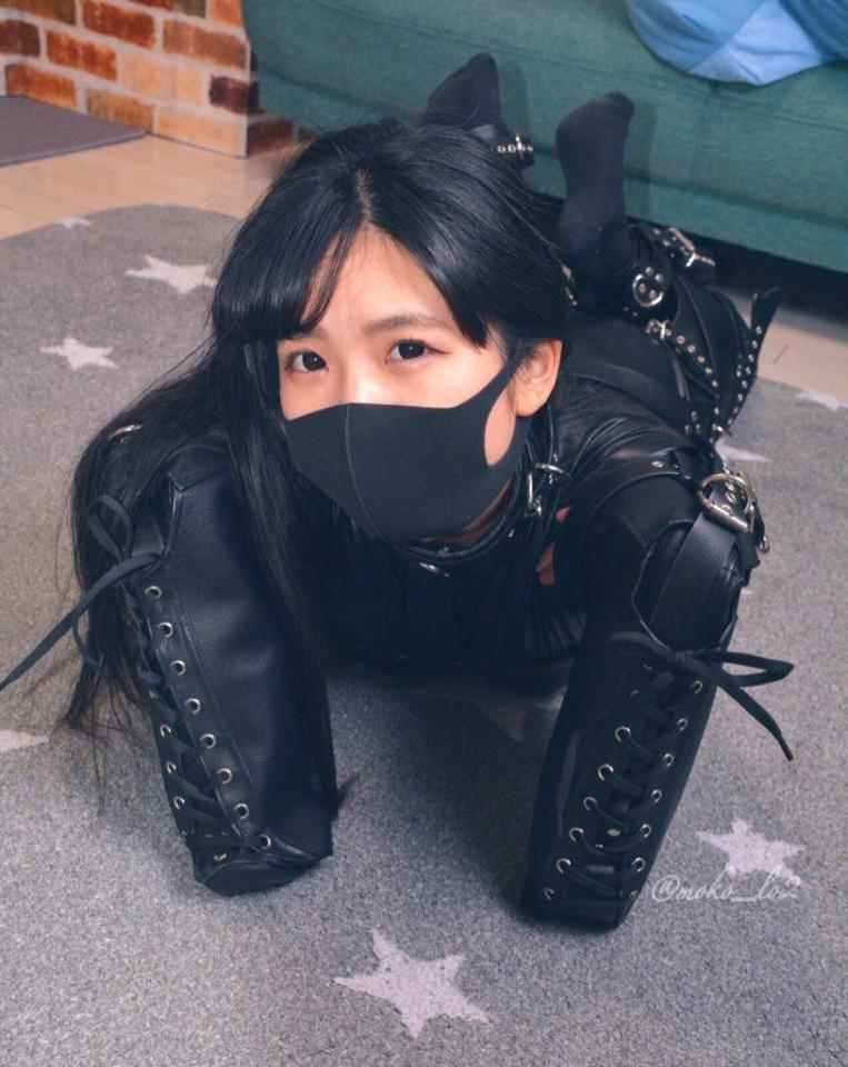 小桃もこ 人形犬合集 [丝袜,日本美女,情趣（拘束衣）,单手套,皮带,口罩,人形犬]
