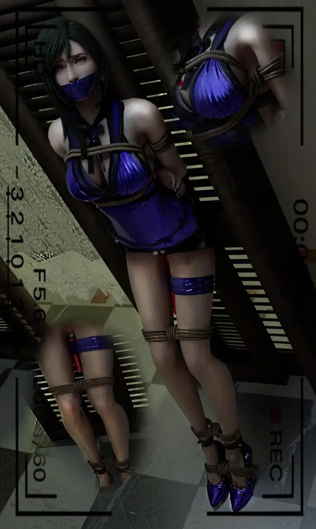 箱中之物续 - difa 蒂法 拘束 捆绑 胶带封嘴 蒙眼 3D 装袋 昏睡 震动 按摩 bondage tapegag