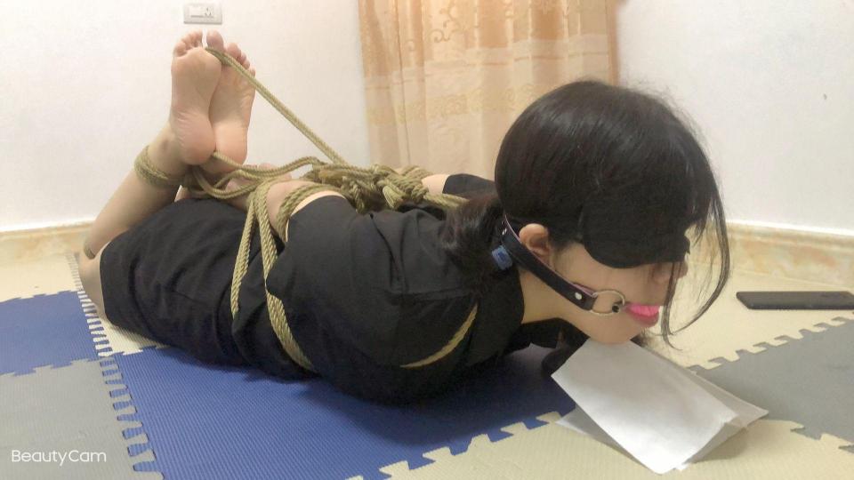 【新月原创】【玉箫】直臂驷马捆绑 蒙眼 口球堵嘴 粉粉嫩嫩的好可爱 站内众筹中也请多多支持！ - 需要定制图片视频原味的，可以联系我，价格优惠