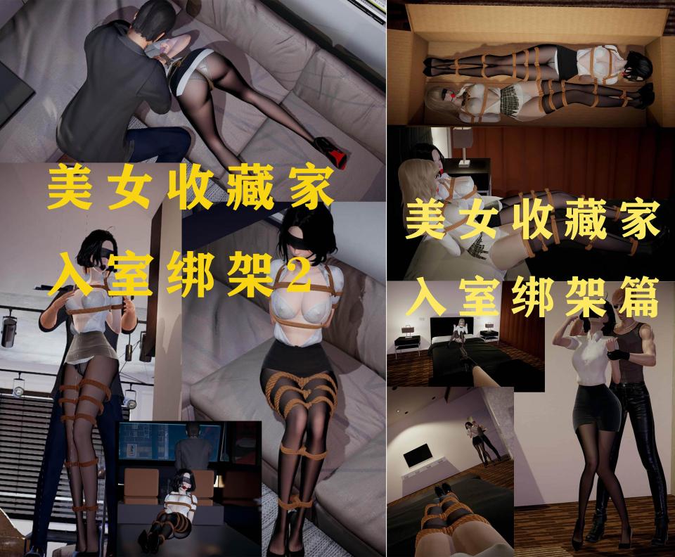 入室绑架合集 [日式反绑,堵嘴,胸缚,高手缚,日本动漫,3D画]