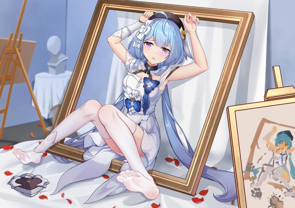 【グレーシュ】帕朵菲利斯的绘画训练 [白丝]