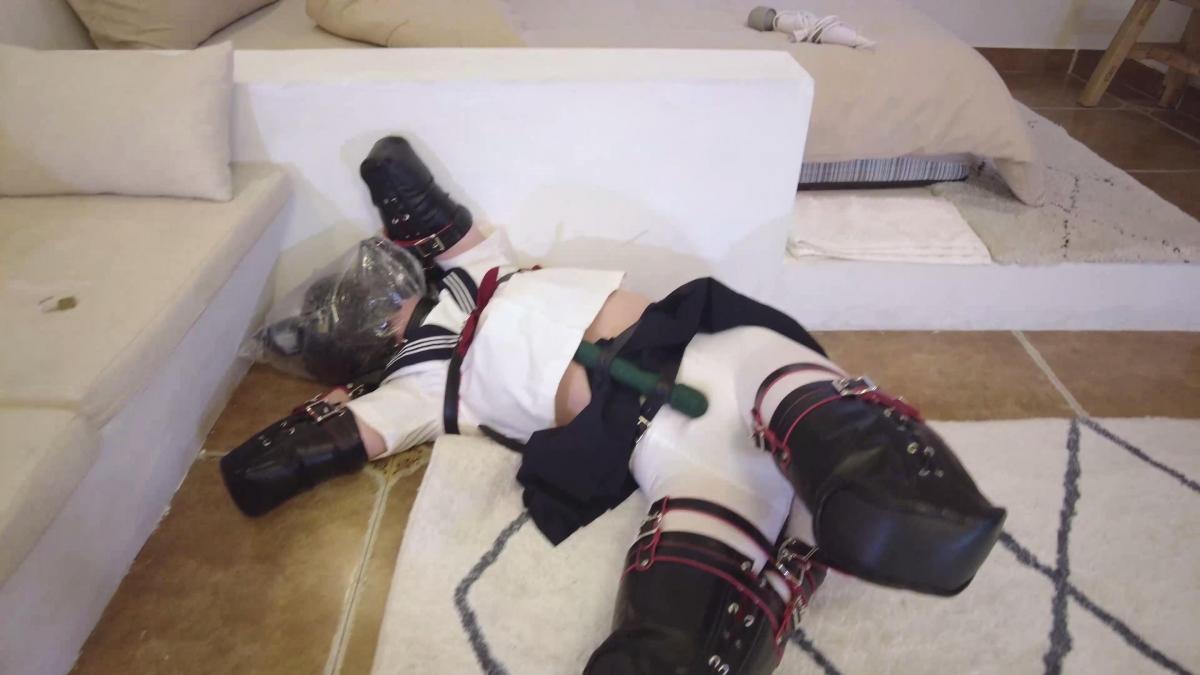 《论可爱学生妹怎样变成乖狗狗的故事》续上作服装/无内白丝/溜小狗狗，玩玩具球/趴着接受鞭打和强高惩罚/夺取呼吸权-绝闷【伪娘】 - 这是一则图片预览，购买过视频的小伙伴请勿重复购买，作品请到主页寻找。 [K9,人形犬]