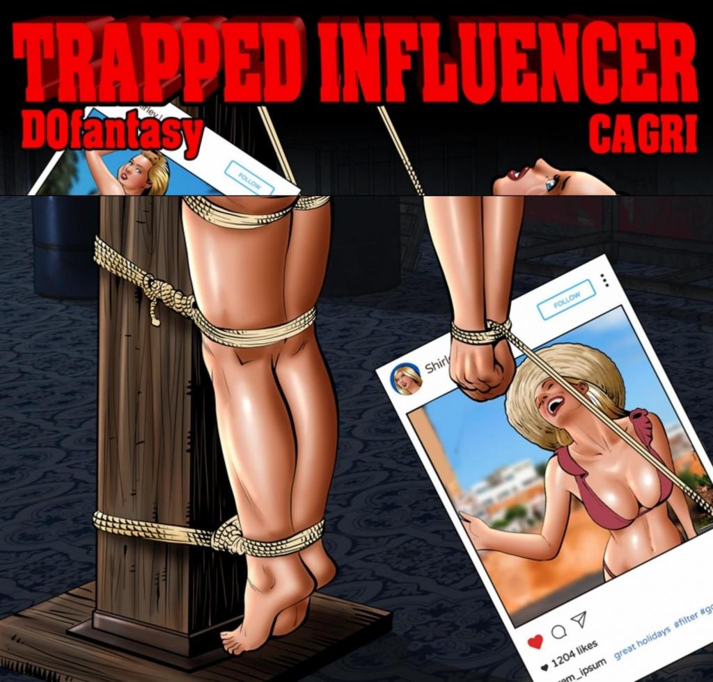 【中文翻译】Trapped Influencer - (前3图为预览 the full collection begins with the 4th image)
Çağri
雪莉·刘易斯是一位令人惊艳的Instagram名人，以穿着比基尼展示她的曲线和与粉丝分享异国冒险而闻名，过着奢华的生活。在她最近前往摩洛哥拉巴特的旅行中，事情发生了转折，当两位看似友好的当地人主动提出要送她去赶船出国时，她并不知道这些“热心”的当地人另有企图，打算利用雪莉作为无辜的驮运者走私海洛因。他们指望她的美貌和丰满的胸部来分散当局的注意——这个主意最终以惊人的方式适得其反。被抓到持有毒品，雪莉被扔进了一个残酷的摩洛哥监狱。有关当局决心让她认罪，使用任何必要手段——