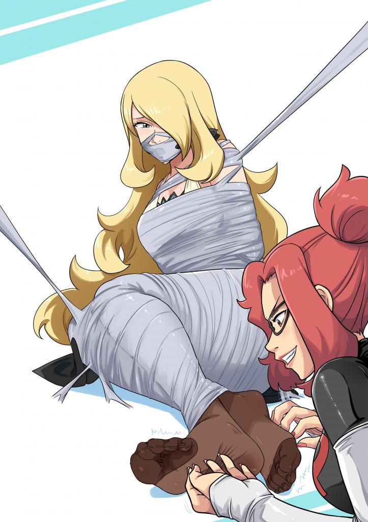 Cynthia summer set:D - 作者：loz（lostonezero） [丝袜,挠痒,蛛网蛛丝]