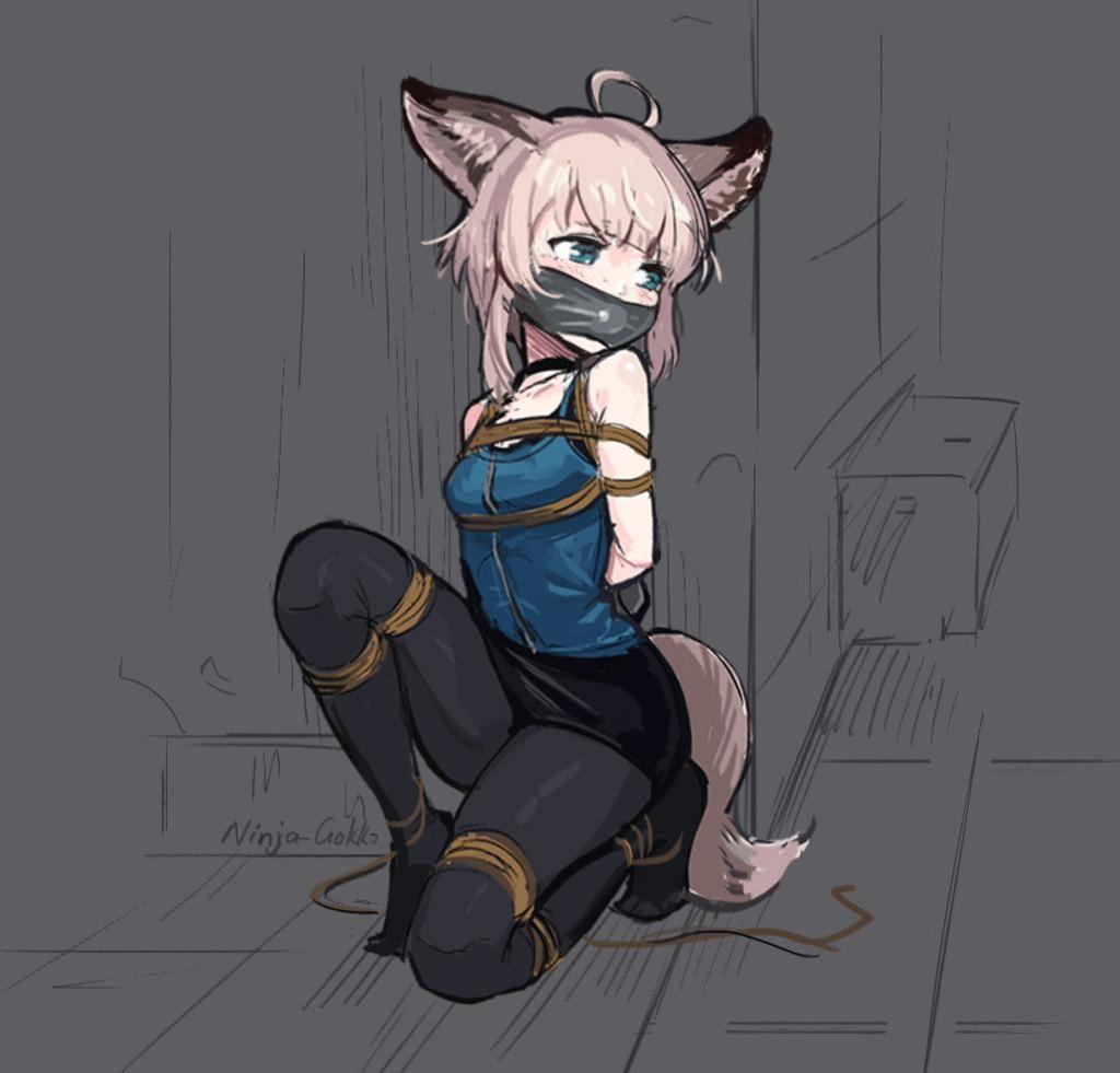 明日方舟-Ninja-Gokko  - 美味丝腿、胶带包手 [日式反绑,游戏,砾,苏苏洛]