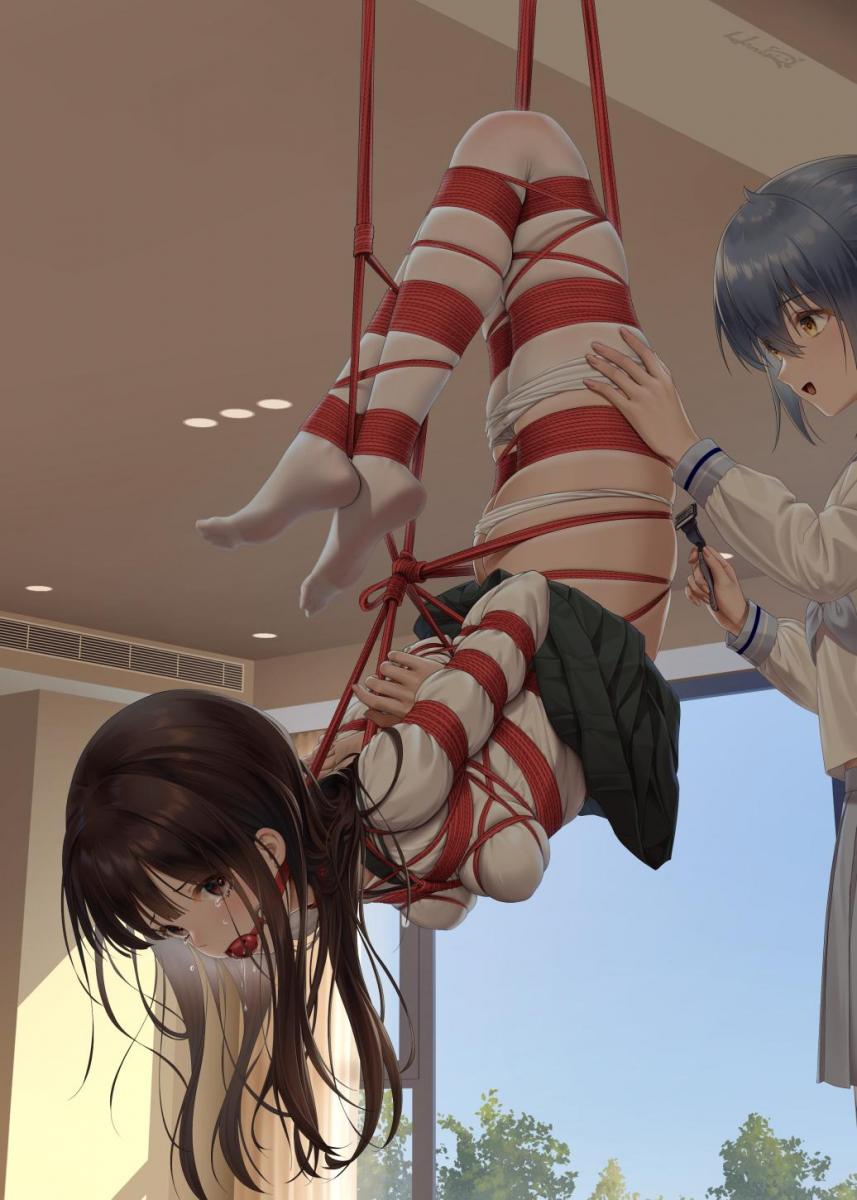 毎月緊縛プラン デラックス2021-11+2021-12+ひみつの授業 - haneru [Suspension ,White Pantyhose,Chinese Anime]