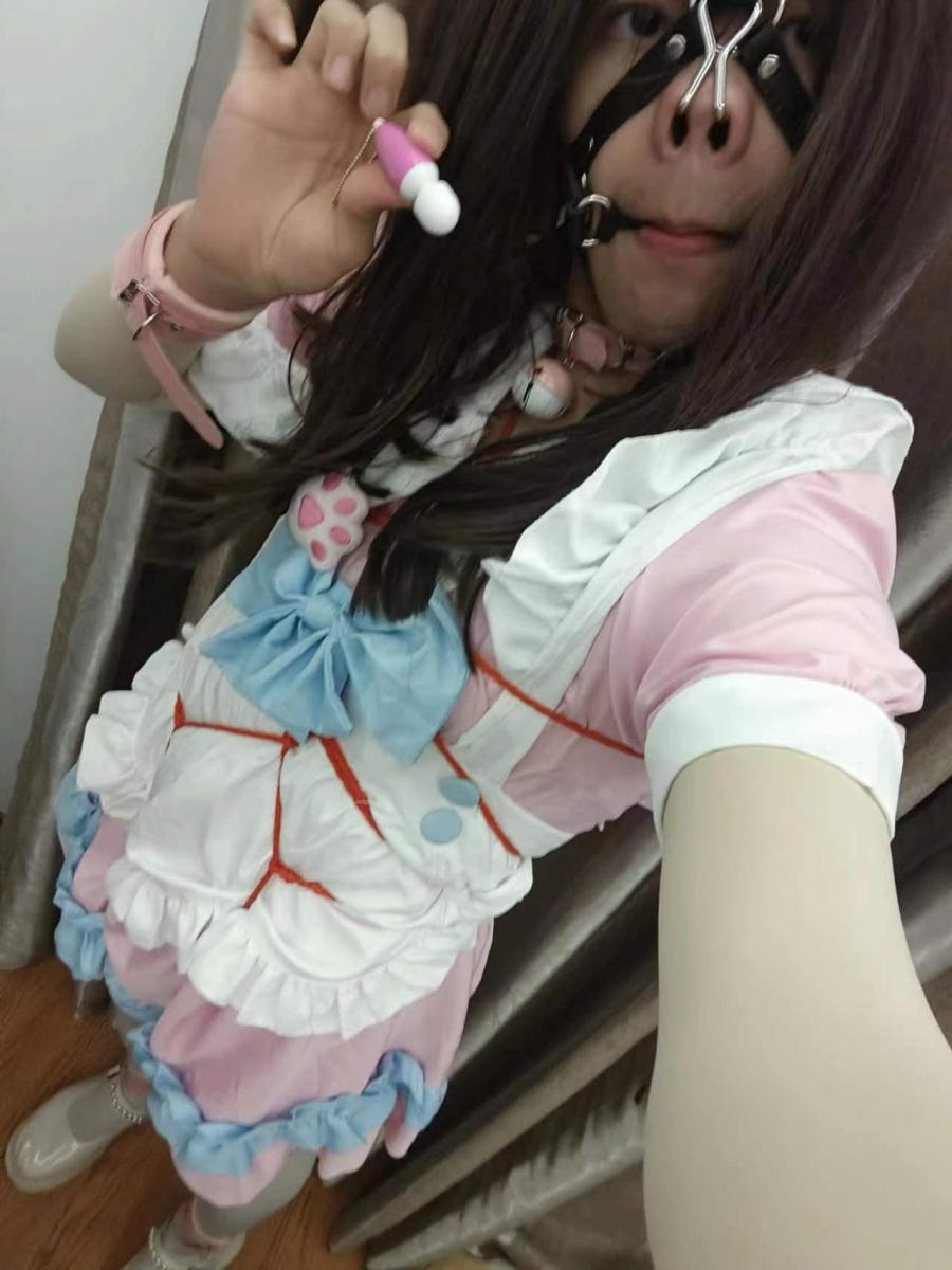 伪娘女仆捆绑 [职业（女仆）,龟甲缚,白丝,伪娘,贞操带,肛塞,电影/电视剧,口球]