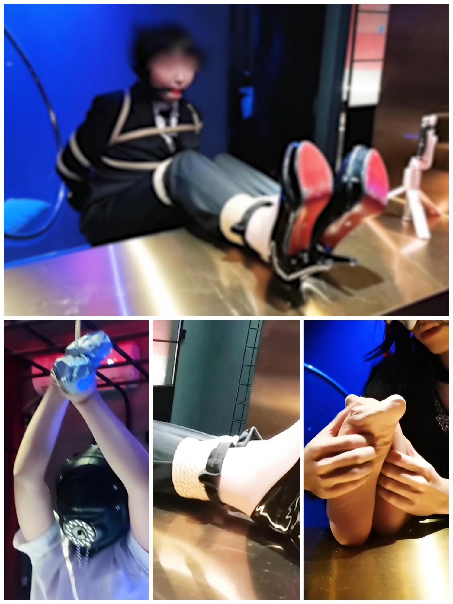 FetiSale - Video 【芝士奶昔】《制服OL正太伪娘绑架TK舔脚》定拍作品