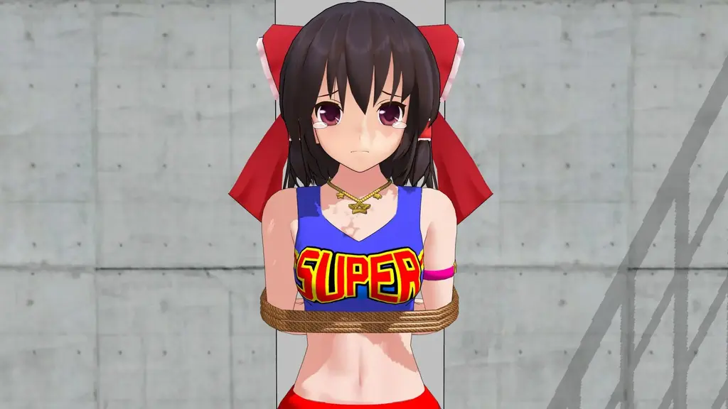 3D作品转载（1） - 作者：model test [职业（拉拉队长）]