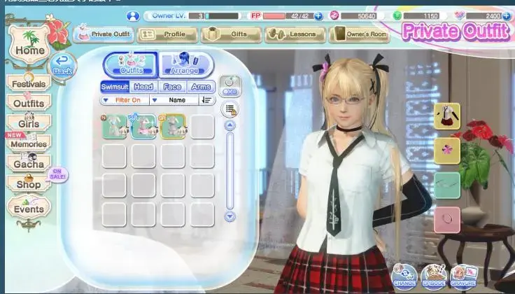 DEAD OR ALIVE Xtreme Venus Vacation 系统需求<br>最低配置:<br>需要 64 位处理器和操作系统<br>操作系统: Windows® 10 64bit<br>处理器: *With video card: Intel Celeron E3400 *Without video card: Intel Core i3-3220<br>内存: 2 GB RAM<br>显卡: *With video card: NVIDIA GeForce GT 630 2GB *Without video card: on board GPU (Intel Graphics 2500)<br>DirectX 版本: 11<br>存储空间: 需要 10 GB 可用空间<br>声卡: DirectX 9.0c over<br>游戏剧情：<br>在四季如夏的天堂“维纳斯群岛”上，“维纳斯挑战赛”拉开了序幕，一众女神争相比拼谁更强大、更美丽。<br>各岛主的职责是为挑战赛而相互竞争，让受邀的女孩以“维纳斯”的身份绽放光彩。<br>今天是新任岛主上任的第一天，当你来到岛上的时候，助手“海咲”已等候多时了……<br>加深和女孩们的关系吧！<br>