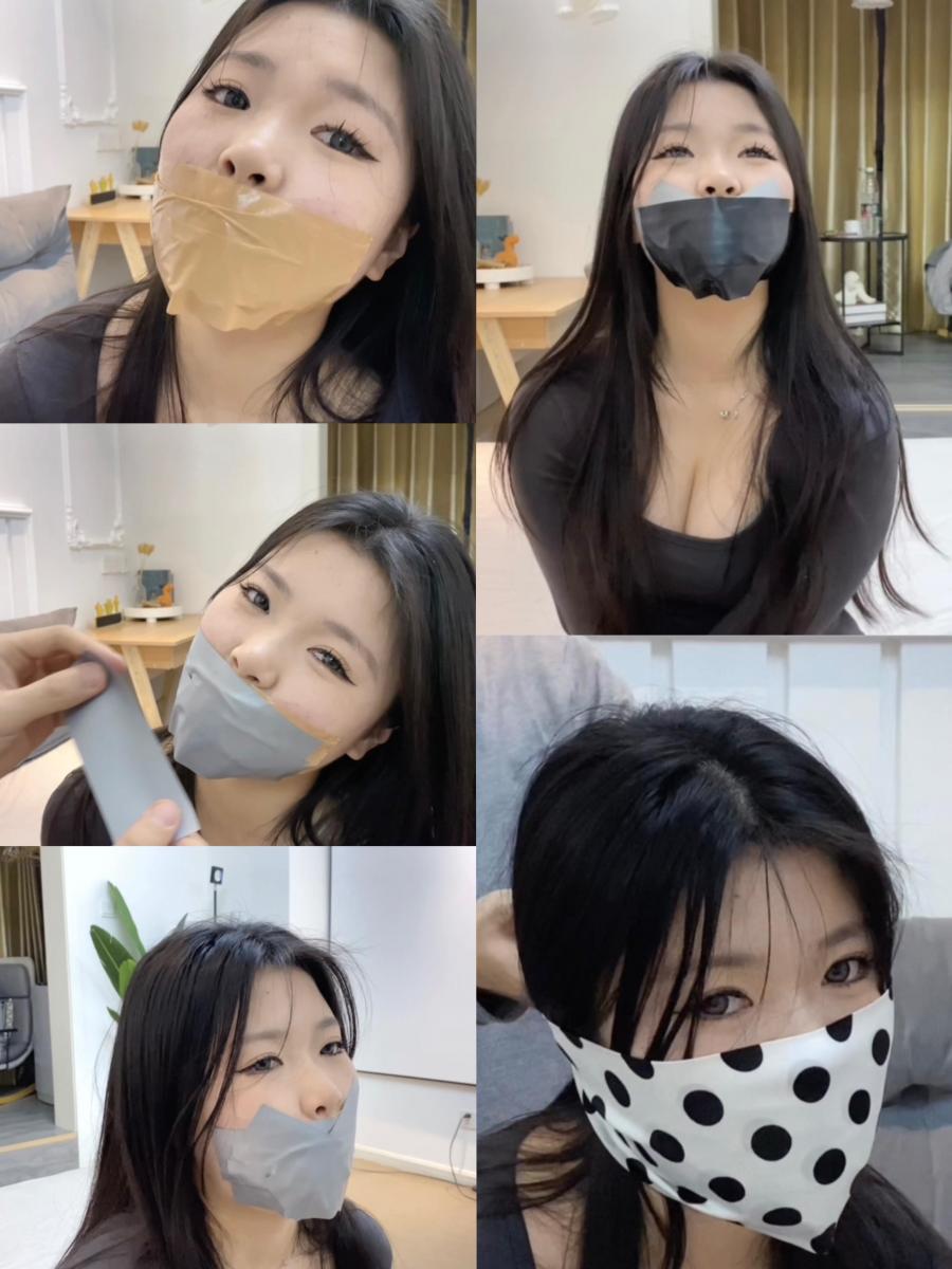 【缚艺录】【DDL—004】小贝的紧缚挣脱实验，3封胶带死死地封住嘴巴，再来一层丝巾蒙住全脸，最后自己挣脱束缚。眼睛好看，就是无解~ 1.周更视频，致力于拍摄gagpara的风格，【缚艺录】老观众懂得都懂~<br>2.接长期定拍，价格优惠，非诚勿扰，加好友备注来意，QQ：1144600542<br>3.不接受裸露X器官，大尺度等，只接受正常捆绑娱乐的内容；部分模特出于隐私考虑，不出镜。<br>4.压缩包密码：wkswks<br>5.祝各位同好，身体健康，生活美满