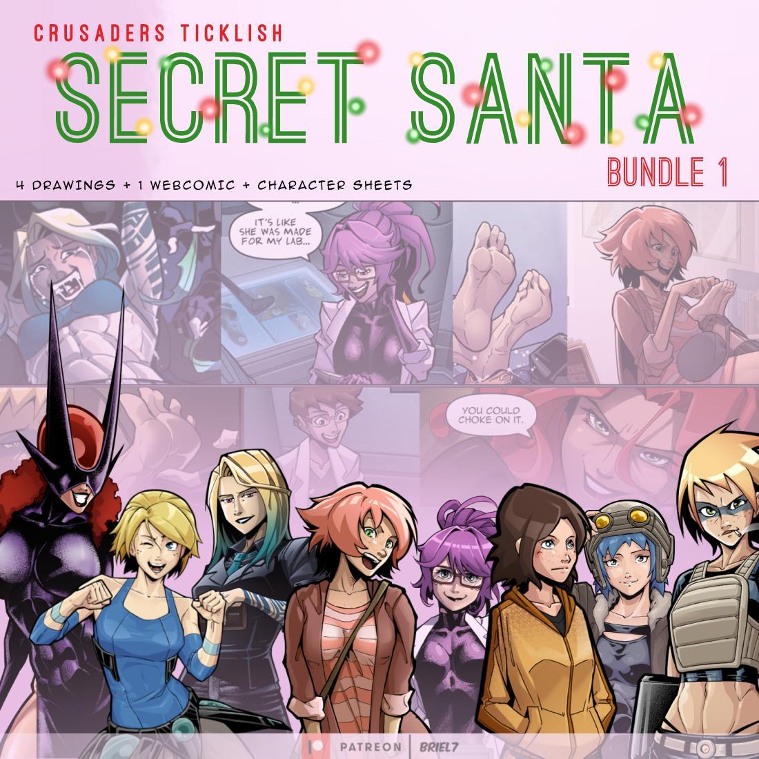 Secret Santa tickling bundle 1+Secret Santa tickling bundle 2+Secret Santa tickling bundle 3 - briel7