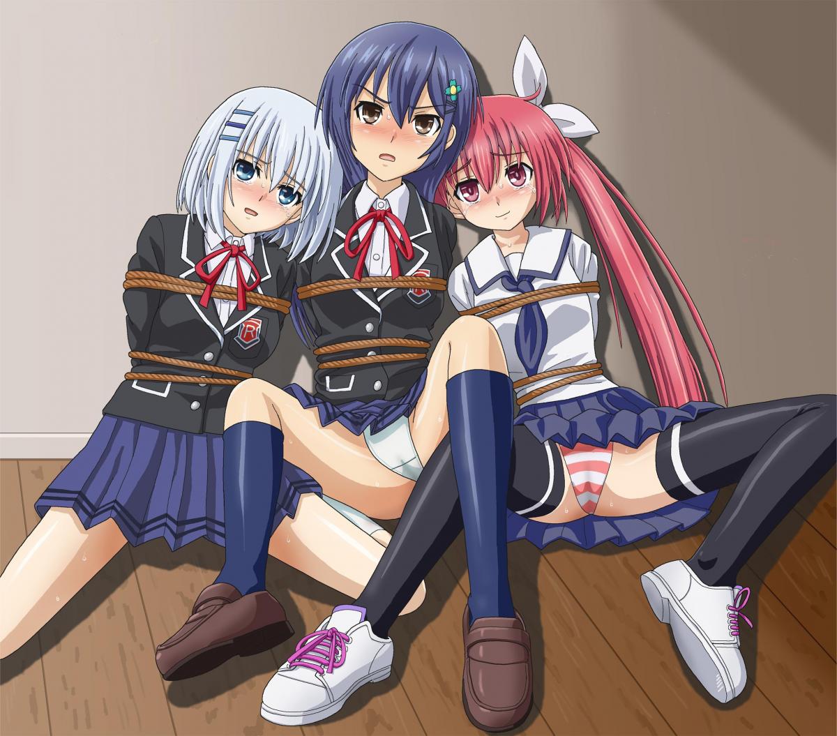 很多女生1026 - 作者是ぬぬメメ [日式反绑,胸缚,学生（英式领结）]