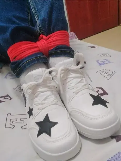 小白鞋 [Canvas shoe,Jean,Socks,Sneakers ,ankle socks]