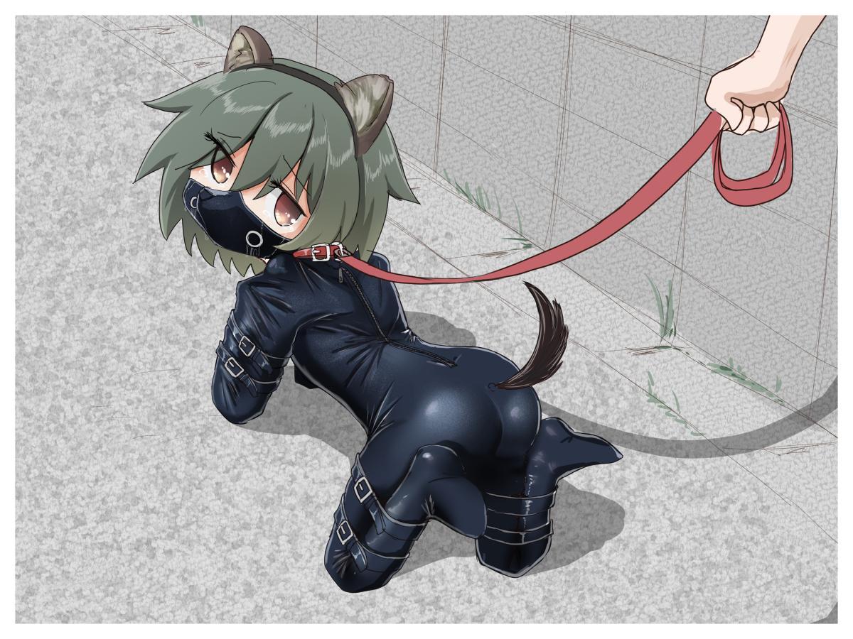 （全彩）たわしはいなり老师笔下的动漫角色2 - たわしはいなり [Dog chain,K9 Play,Human Pet]