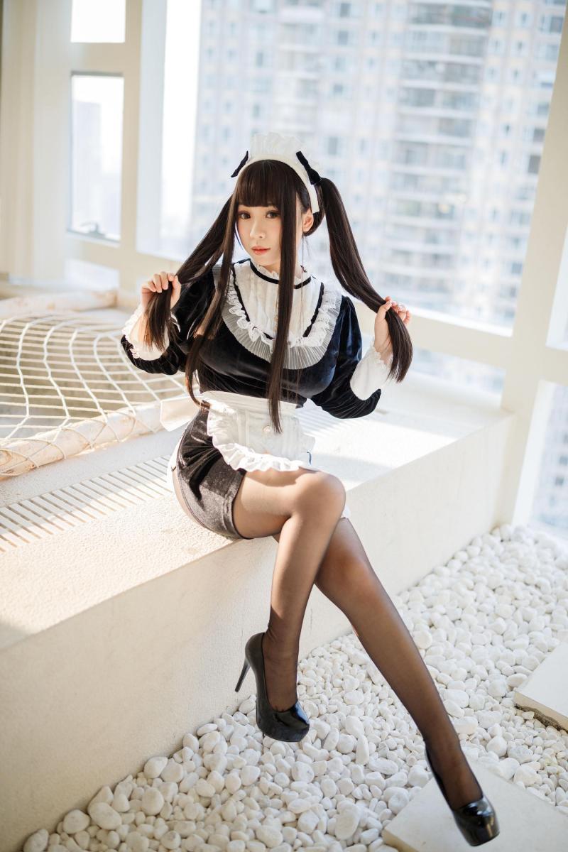 胡桃猫Kurumineko - 更衣女仆 [丝袜,职业（女仆）,中国女孩]