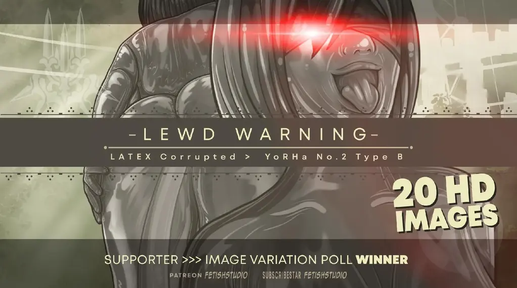 （Fetish Studio）2B Latex Corrupted | 20 HD Images | Fanart Poll Winner! [情趣（乳胶衣）,欧美动漫]