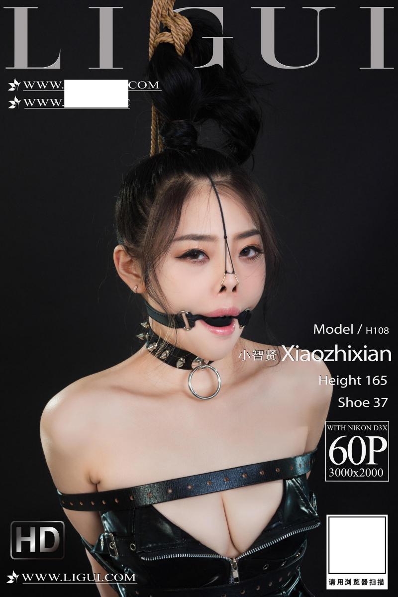 丽柜美束 欲女皮缚 小智贤  - 2023.10.26 （口球 鼻钩 麻绳驷马紧缚 皮革） [驷马（俯卧）,堵嘴,狗链/项圈,鼻钩,口球]