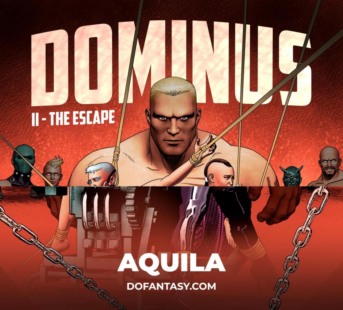 DOMINUS 2: THE ESCAPE - AQUILA   - 前3张图为内容摘选，从第4张图开始为正式套图顺序上传。

The first 3 images are excerpts from the content, the full images collection start with the 4th image

 [驷马（俯卧）,吊缚,堵嘴,欧美动漫,猎奇, 剧情向,拘束器,三角木马]