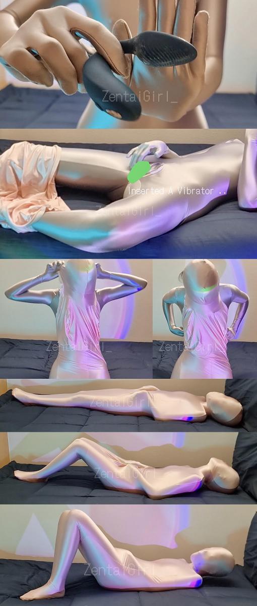 Sleepsack Vibrator Orgasms~ 更一个推主的视频——”ZentaiGirl“<br>好zentai这口还常刷推的厚米们应该见过这个人。<br>好像是个马来西亚小姐姐，主搞zentai、口球、自嗨、自缚、自包、强高自虐......<br>她的长作品不多，哎，最难受的是价格还不低。<br>能搬的我就尽量搬过来，回本就不指望了，就当给好厚米们送福利了。<br><br>剧情：<br>zentai小姐姐在家自缚自嗨。<br>自己戴上口球，随后将跳D塞入体内。<br>再慢慢挣扎着穿上光泽超紧睡袋，拉好拉链，把自己包裹成光泽木乃伊。<br>最后打开跳D开始强高自虐play，一波一波的糕潮接踵而至。<br>小姐姐在睡袋里低声呻吟，快乐的蠕动着，享受着两层光泽丝滑织物的紧致和摩擦......<br>