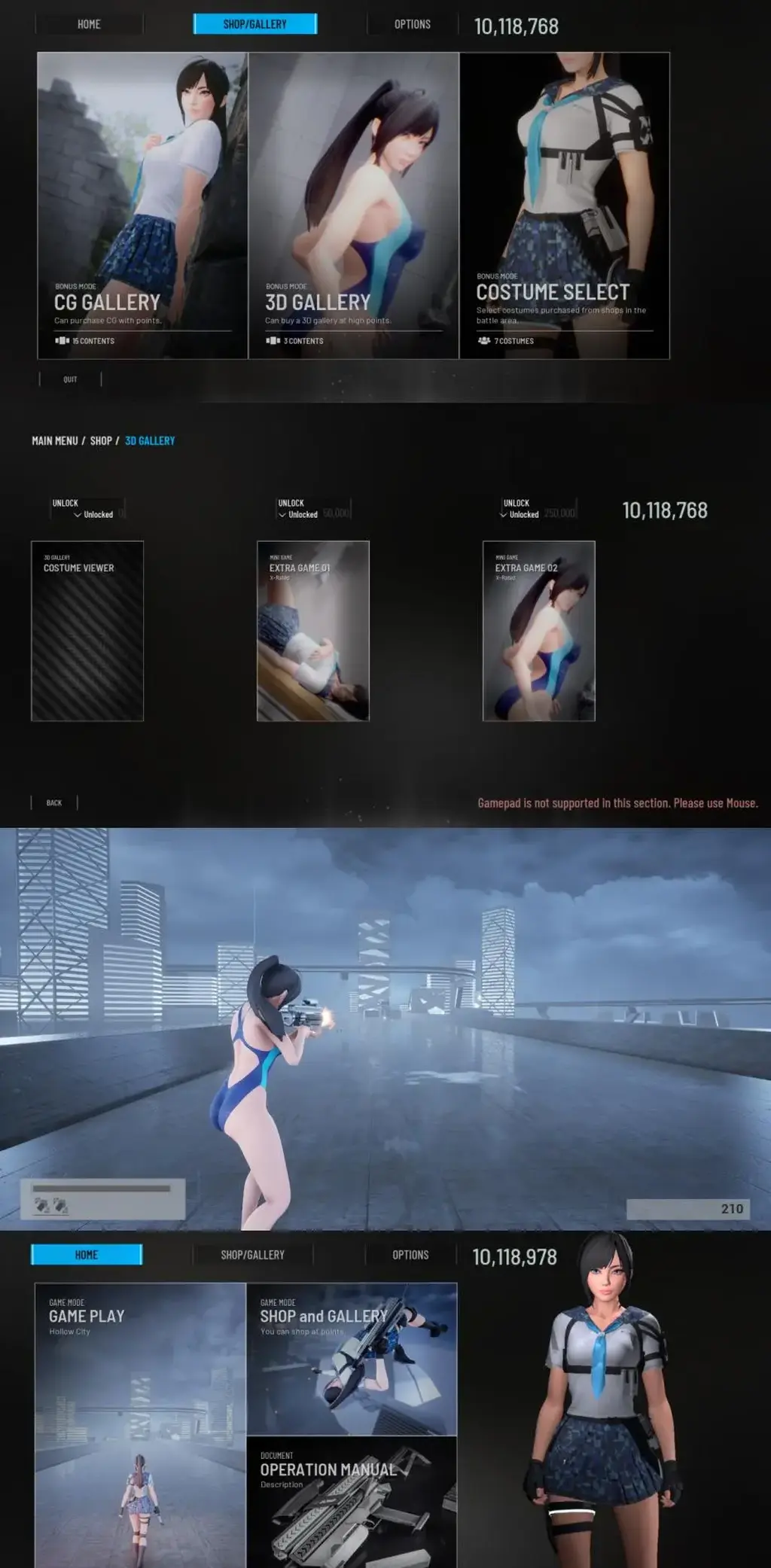CODE:VALKYRIE [大型FPS/3D/全动态] [虚幻4] 代号：女武神I<br>这是一款由[Ulimworks]制作组出品的大型FPS游戏<br>采用虚幻引擎制作，质量非常之高。<br>操作流畅，画面惊艳的FPS射击游戏。<br>对，不是普通的ACT，而是仿佛战地一般的FPS游戏<br>操作手感意外不错<br>而且搭载超级丰富的换装，收集元素也颇为可观。<br>调教事件全程动态，而且有写真收集系统。<br>手感良心，丝滑流畅，而且关卡丰富，充满科技感<br>控制女武神，在末日废土中抵抗“阴影军团”，并且消灭所有怪物的FPS游戏<br>全程日式画风，好冲带劲还社保<br>搭载全程日语CV，和小姐姐凛冽的个性不同，CV非常软萌<br>不仅有大量的游戏关卡，丰富的挑战系统，BOSS战斗等等<br>而且调教内容非常丰富<br>搭载多个不同的【互动调教场景】<br>每个场景，根据你的操作，都可以解锁各种不同的结局和展开<br>此外，还有奇妙的“写真收集”<br>在关卡中掉落的稀有物资，可以收集制作各种写真，并且解锁超级奇妙的展开<br>游戏自带多种不同武器，技能学习系统<br>丰富的换装体验，各种奇妙的突发剧情事件<br>----------------------我是分割线(≧▽≦)-------------------------------------------<br>想体验更多的有关于BDSM的游戏抑或是其他恋物游戏可以点击我的视频，进我发布的视频主页查看<br>我会不定期更新内容，如果有什么好的更新建议❤或者是您想玩的游戏❤可以直接在视频底端留言<br>----------------------我是分割线(≧▽≦)-------------------------------------------<br>请不要在线解压，请不要在线解压，请不要在线解压，重要的事情说三遍<br>因为网盘等问题被和谐，直接在评论里面和我说一声补档即可，一般会在3天之内补上。<br>关于PC端和手机端游戏的问题，大部分发布的都是PC端游，也有不少手机端，如果是手机端游戏<br>我会在文中或者标题特别说明，其次，手机端游还分为安卓和苹果两个系统，两端不可互通<br>其他大部分问题我都会在文中说明，比如生肉熟肉，转区，不能有中文路径，是否有存档，存档如何使用等问题<br>请在购买前仔细查看文章，另外，有关于购买的一切问题可以和我说，比如之前发布的外文版资源我突然发布了中文版之类的<br>我看到了都会回信的，至于软件硬件系统不兼容等问题，建议百度，他讲的会比我清楚≧▽≦ ≧▽≦ ≧▽≦<br>注意事项：<br>（ps：一般没有解压密码，如果有，默认是提取码）<br>（pss：下载完成后是后缀为.111的文件，需要右键点击重命名改后缀，将他改成.7z才可进行解压，如最后三张截图所示，中间那步点是）<br>（psss：个别用户压缩包使用自带的压缩软件如果无法解压请下载《360压缩》进行解压，因为我是用360压缩软件进行生成的压缩包，此软件百分百解压）