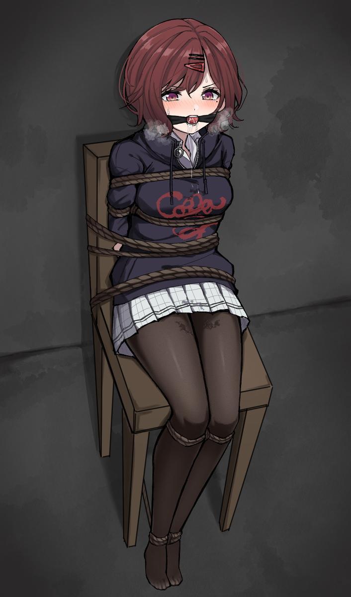 陷入危机的少女（3） - 画师：蟲