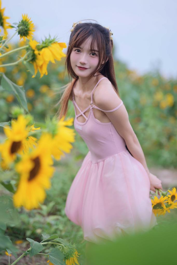 兔子Zzz不吃胡萝卜-蓝调向日葵少女