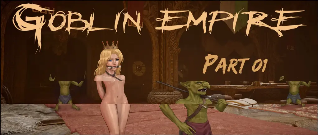 Goblin Empire-part1 - Feather 22p 英文原版  Goblin Empire 哥布林帝国（part1）  女王在旅途中被哥布林袭击 并被调教产奶 包含训狗等各种要素  前三张预览 第四张开始为正常顺序

