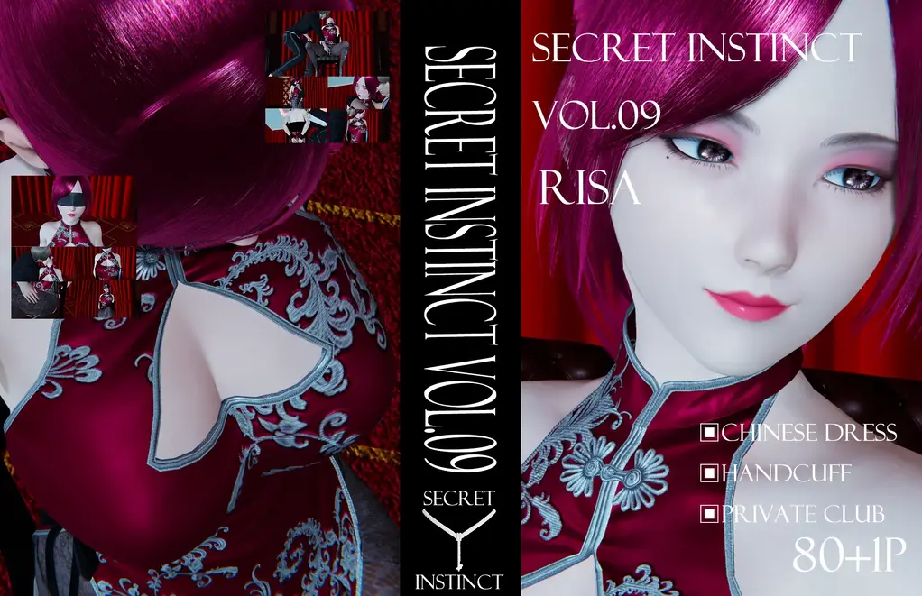 SECRET INSTINCT Vol.09 Risa,s SECRET 2 [民族（旗袍）,手铐,3D画,眼罩/蒙眼,失禁,M腿,椅缚]