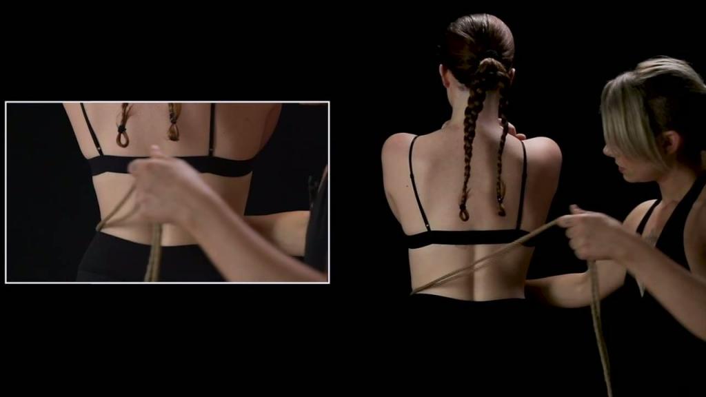 Fisherman Harness shibari study 教学视频<br>In this class Gorgone teaches the Fisherman Harness with her model Ruggito.<br><br>This harness was designed by Gorgones former students Rodolphe and Mathilde, who gave her their permission to demonstrate it following their original pattern and advice. This chest harness with the arms placed in the front is a great alternative to the TK and is very comfortable for all kinds of suspensions.