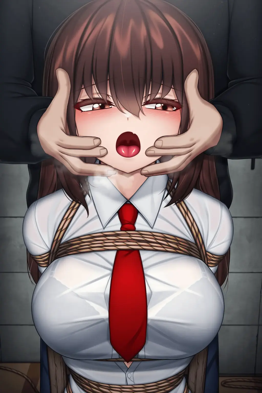 2021 8 August-Gagging Soi - 作者plusout [日式反绑,堵嘴,眼罩/蒙眼,后手缚（低混乱值）,口球,用户创建]