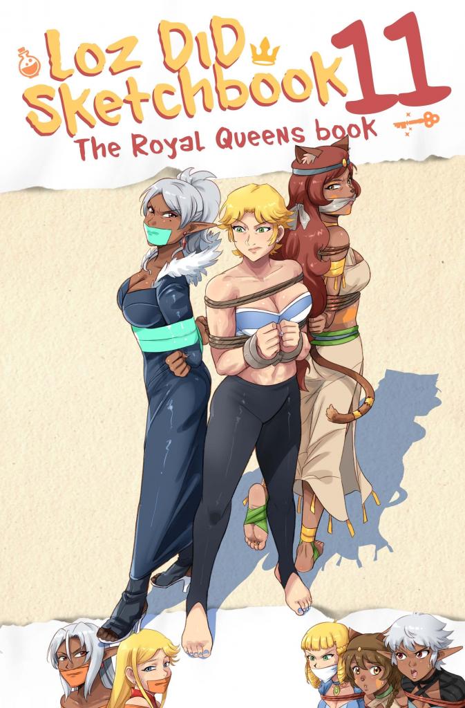 Loz DiD Sketchbook Vol. 11: The Royal Queens Book - 作者：loz（lostonezero）